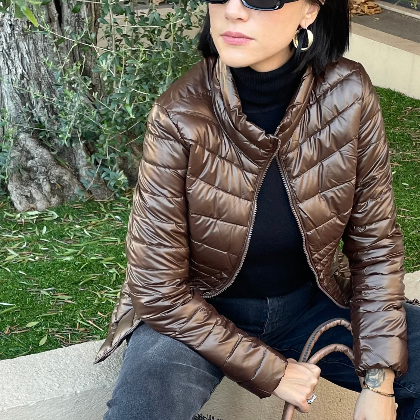 Doudoune marron femme nouvelle collection